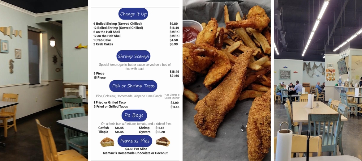 Ciro's Seafood Menu