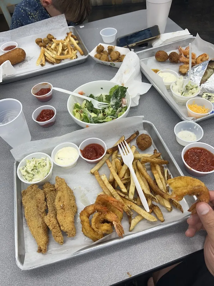 Catfish and Shrimp Basket